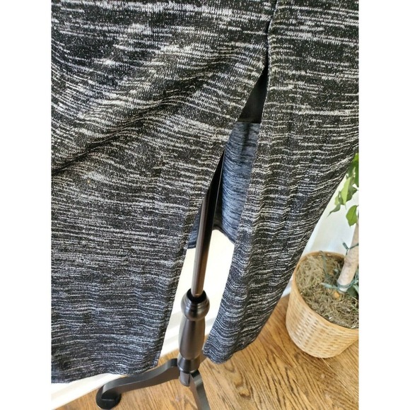 Kensie Women's Gray Polyester Round Neck Long Sleeve Knee Length Dress Size L - Picture 7 of 12